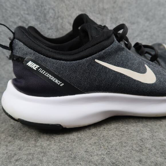 Nike Shoes Mens 8.5 Running Sneakers Flex Experience 8 Athletic Trainers Black - Picture 2 of 13